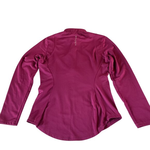 Spyder Active Womens Half-Zip Performance Pullover In Burgundy Medium - Picture 8 of 10